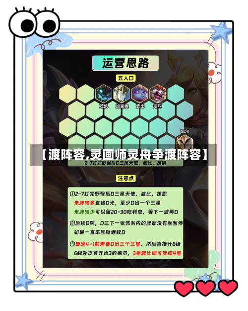 【渡阵容,灵画师灵舟争渡阵容】-第3张图片