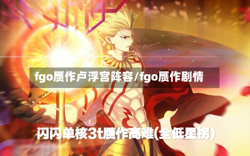 fgo赝作卢浮宫阵容/fgo赝作剧情-第3张图片