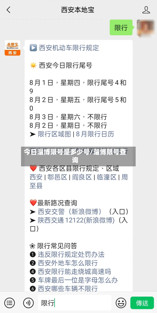 今日淄博限号是多少号/淄博限号查询-第2张图片