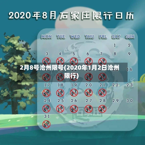 2月8号沧州限号(2020年1月2日沧州限行)