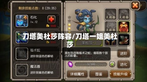 刀塔美杜莎阵容/刀塔一姐美杜莎