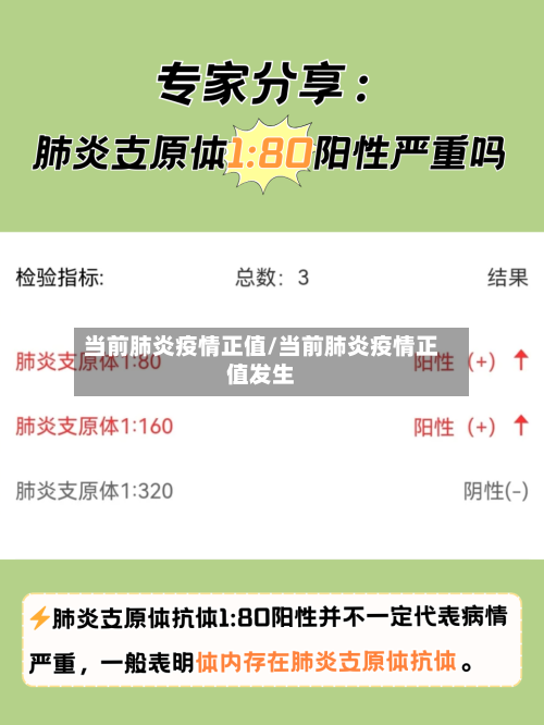 当前肺炎疫情正值/当前肺炎疫情正值发生