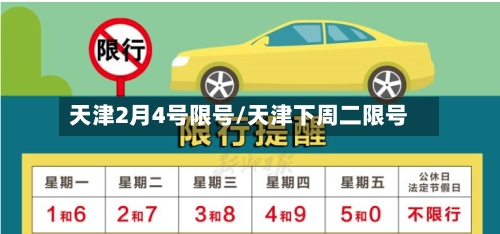 天津2月4号限号/天津下周二限号-第3张图片
