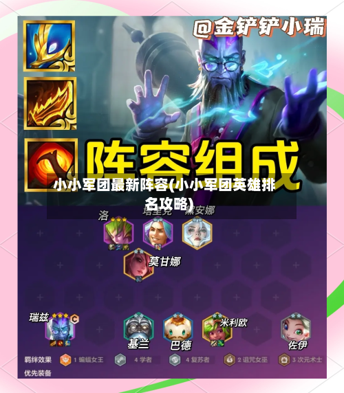 小小军团最新阵容(小小军团英雄排名攻略)-第2张图片