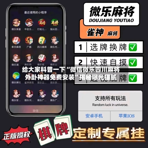 给大家科普一下“微信微乐四川麻将外卦神器免费安装	”揭秘曝光猫腻-第3张图片