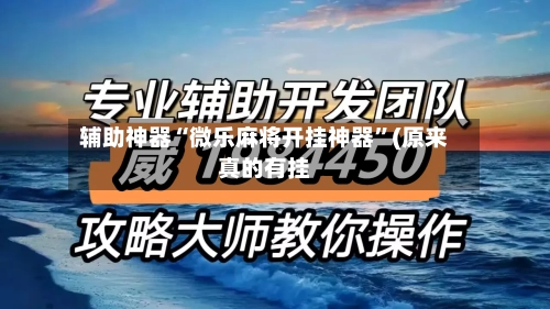 辅助神器“微乐麻将开挂神器	”(原来真的有挂-第3张图片
