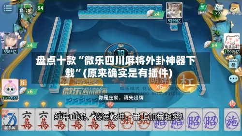 盘点十款“微乐四川麻将外卦神器下载”(原来确实是有插件)