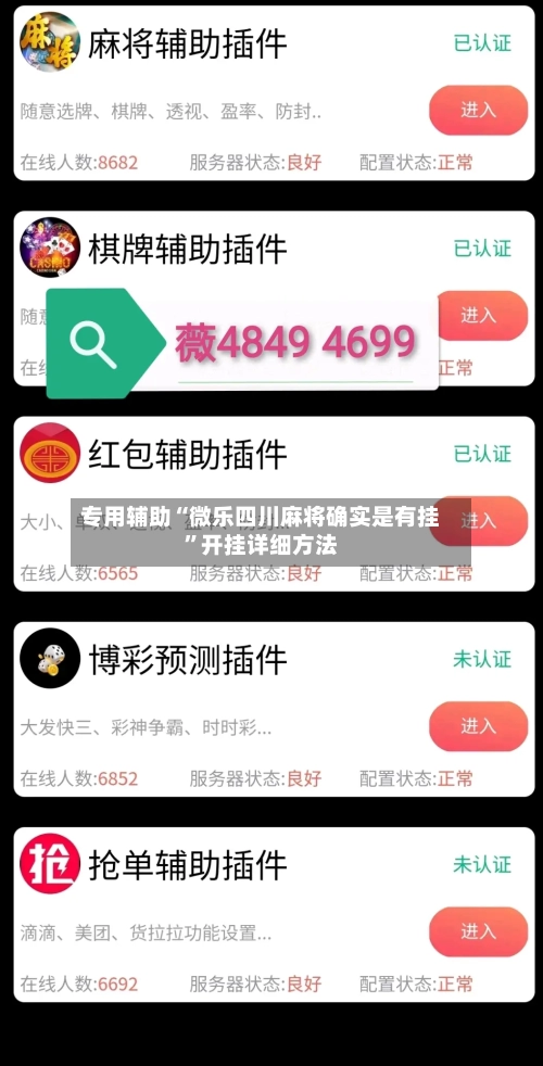 专用辅助“微乐四川麻将确实是有挂”开挂详细方法-第3张图片