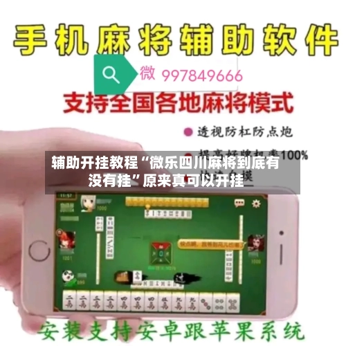 辅助开挂教程“微乐四川麻将到底有没有挂”原来真可以开挂-第2张图片