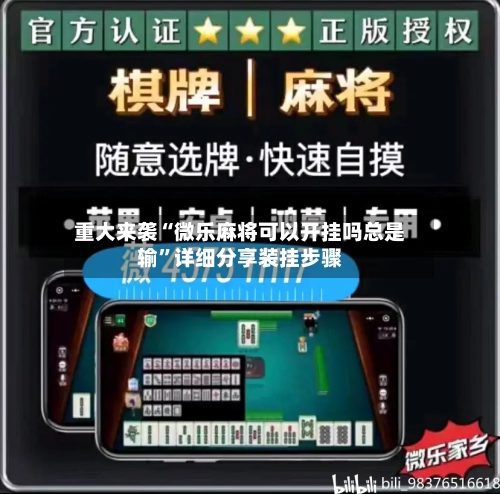 重大来袭“微乐麻将可以开挂吗总是输”详细分享装挂步骤-第3张图片