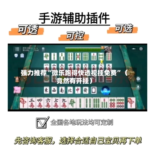 强力推荐“微乐跑得快透视挂免费”（竟然有开挂）-第3张图片