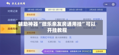 辅助神器“微乐亲友房通用挂”可以开挂教程-第2张图片