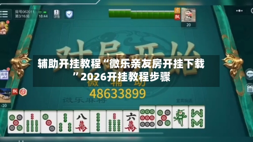 辅助开挂教程“微乐亲友房开挂下载”2026开挂教程步骤-第2张图片