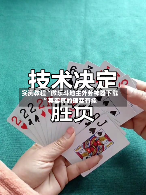 实测教程“微乐斗地主外卦神器下载	”其实真的确实有挂-第2张图片