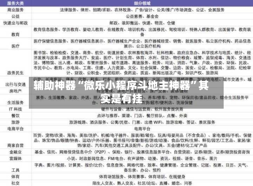 辅助神器“微乐小程序斗地主神器”其实是有挂-第3张图片