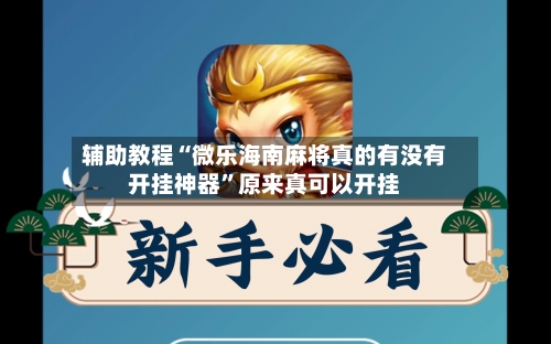 辅助教程“微乐海南麻将真的有没有开挂神器”原来真可以开挂-第3张图片