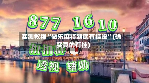 实测教程“微乐麻将到底有挂没”(确实真的有挂)-第1张图片