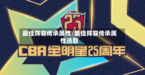 最佳阵容传承属性/最佳阵容传承属性选取