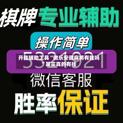 开挂辅助工具“微乐安徽麻将有挂吗”其实真的有挂-第3张图片