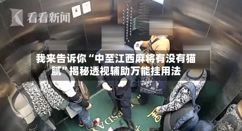 我来告诉你“中至江西麻将有没有猫腻”揭秘透视辅助万能挂用法-第2张图片