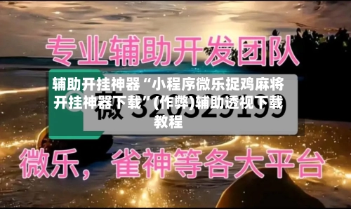 辅助开挂神器“小程序微乐捉鸡麻将开挂神器下载”(作弊)辅助透视下载教程
