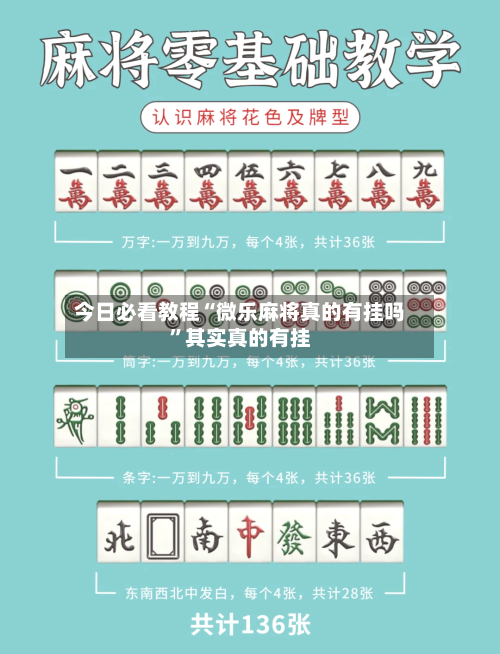 今日必看教程“微乐麻将真的有挂吗”其实真的有挂-第2张图片