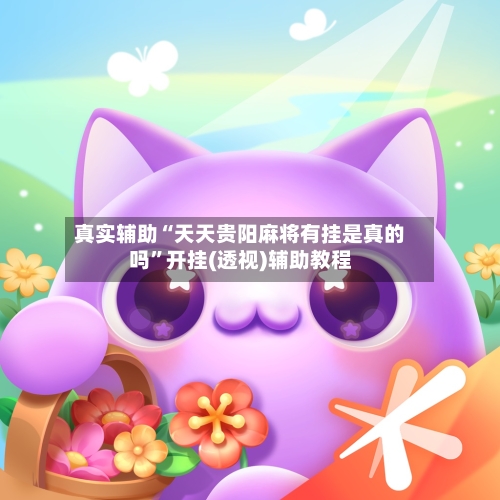 真实辅助“天天贵阳麻将有挂是真的吗”开挂(透视)辅助教程-第3张图片