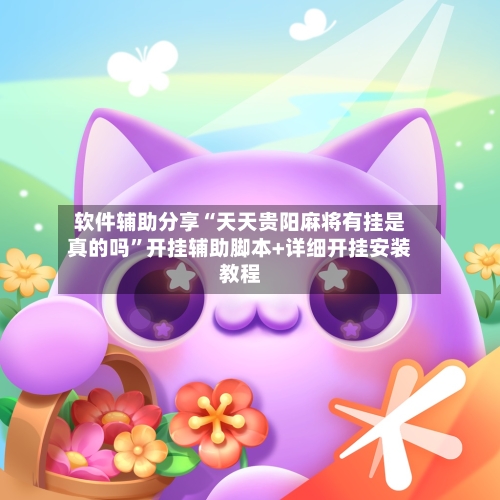 软件辅助分享“天天贵阳麻将有挂是真的吗”开挂辅助脚本+详细开挂安装教程-第3张图片