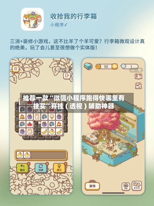 推荐一款“微信小程序跑得快哪里有挂买”开挂 ( 透视 ) 辅助神器-第3张图片