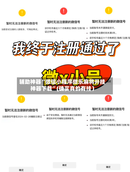 辅助神器“微信小程序微乐麻将开挂神器下载”(确实真的有挂）-第3张图片