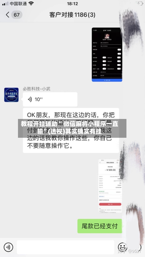 教程开挂辅助“ 微信麻将小程序一直输	”(透视)其实确实有挂-第2张图片