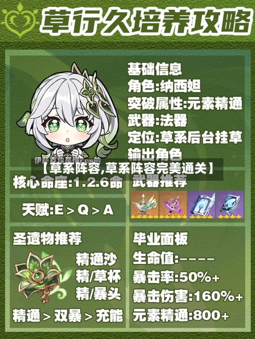 【草系阵容,草系阵容完美通关】-第2张图片