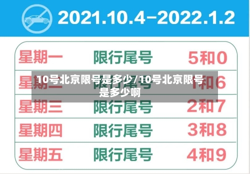 10号北京限号是多少/10号北京限号是多少啊-第3张图片