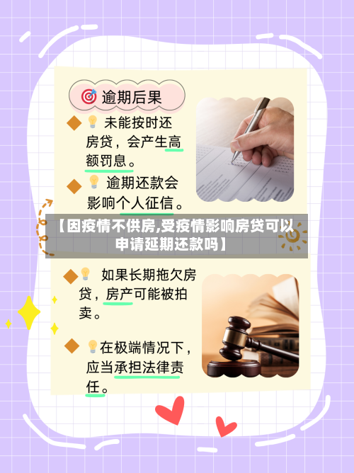 【因疫情不供房,受疫情影响房贷可以申请延期还款吗】-第3张图片