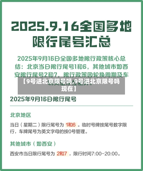 【9号进北京限号吗,9号进北京限号吗现在】-第2张图片