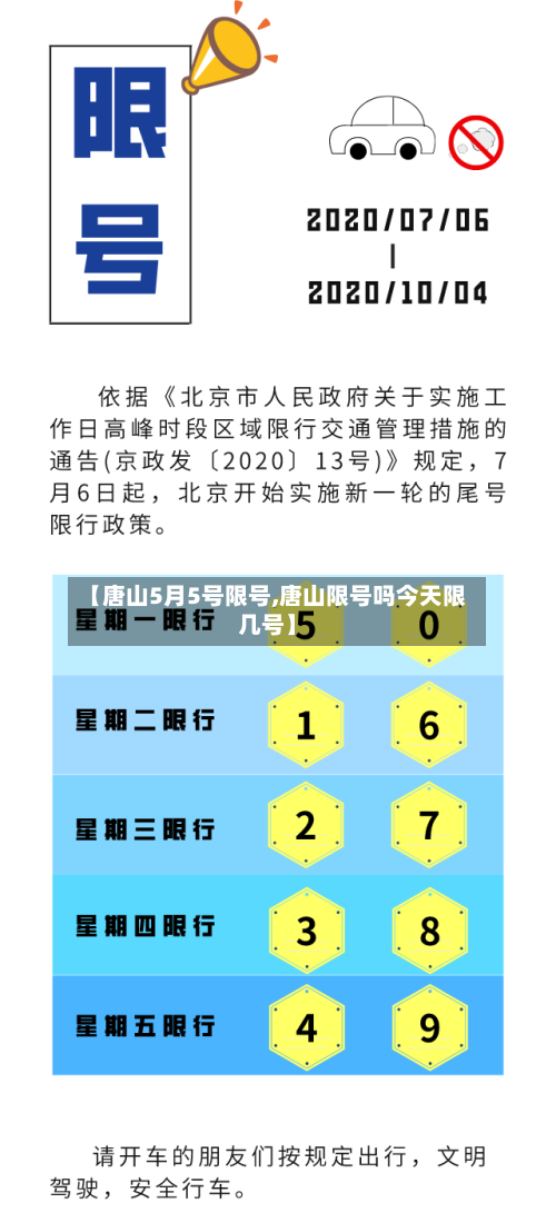 【唐山5月5号限号,唐山限号吗今天限几号】