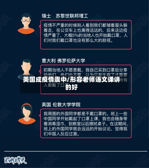 美国成疫情震中/形容老师语文课讲的好-第3张图片