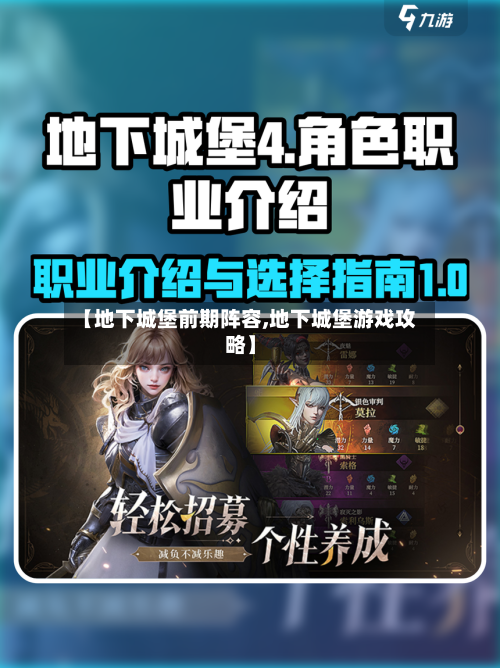 【地下城堡前期阵容,地下城堡游戏攻略】