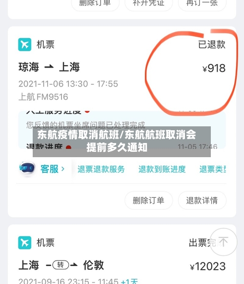 东航疫情取消航班/东航航班取消会提前多久通知-第2张图片