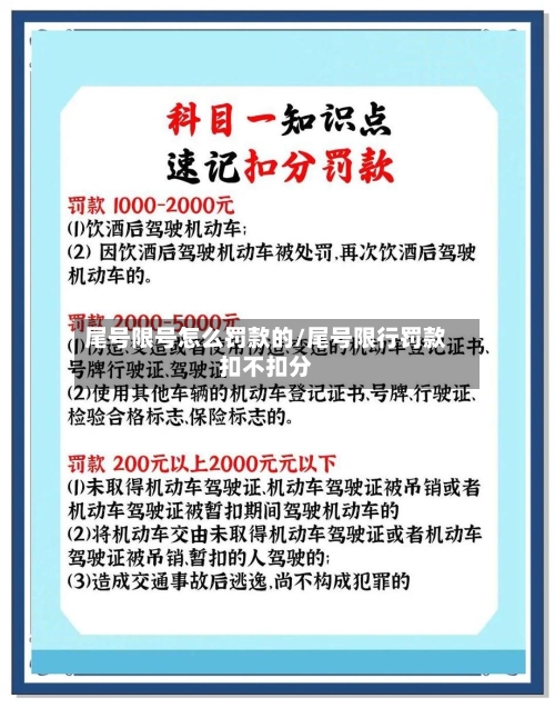 尾号限号怎么罚款的/尾号限行罚款扣不扣分-第2张图片