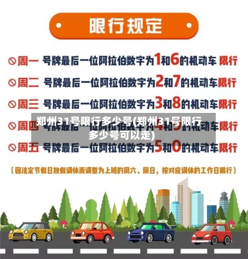 郑州31号限行多少号(郑州31号限行多少号可以走)-第2张图片