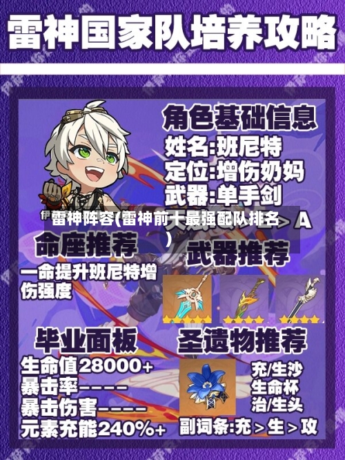 雷神阵容(雷神前十最强配队排名)-第3张图片