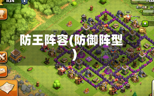 防王阵容(防御阵型)