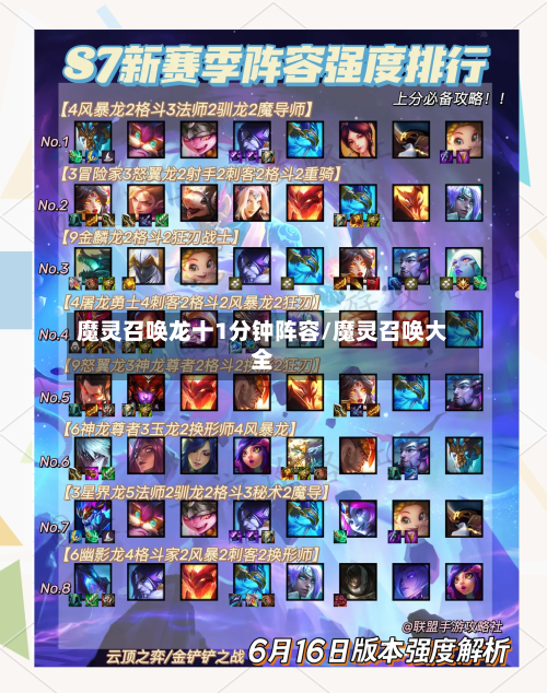 魔灵召唤龙十1分钟阵容/魔灵召唤大全