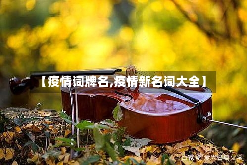 【疫情词牌名,疫情新名词大全】-第2张图片