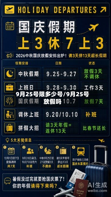 9月25号限多少号/9月25号放假吗-第2张图片