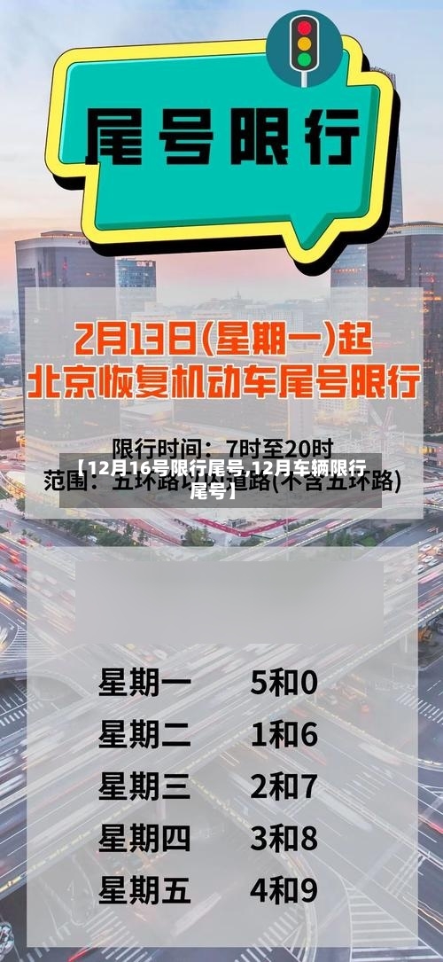 【12月16号限行尾号,12月车辆限行尾号】-第3张图片