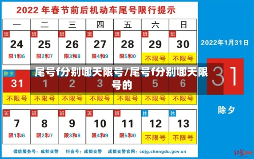 尾号f分别哪天限号/尾号f分别哪天限号的