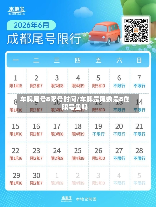 车牌尾号8限号时间/车牌是尾数是8在限号里吗