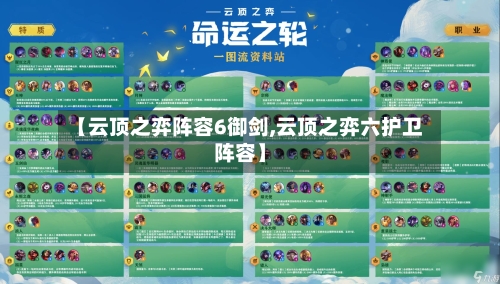 【云顶之弈阵容6御剑,云顶之弈六护卫阵容】
